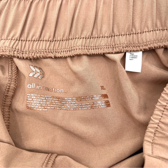ALL IN MOTION Woman's Nude/Pink Lightweight Track Pants Size XL - Picture 11 of 11